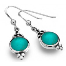 TRINITY KNOT  EARRINGS TURQUOISE